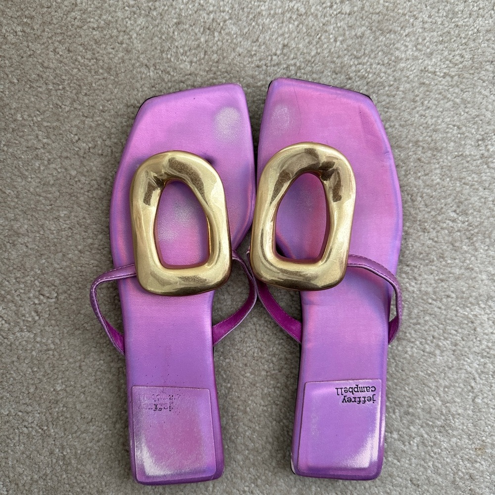 Jeffery Campbell Linques Sandals Size 8.5